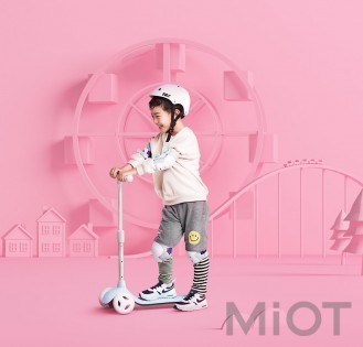 Дитячий самокат-кікборд Xiaomi MITU Rice Rabbit Scooter (HBC01YM) Blue