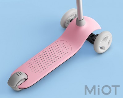 Дитячий самокат-кікборд Xiaomi MITU Rice Rabbit Scooter (HBC01YM) Pink