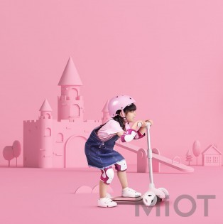Дитячий самокат-кікборд Xiaomi MITU Rice Rabbit Scooter (HBC01YM) Pink