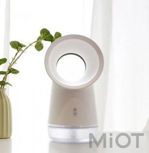 Безлопатевий вентилятор зі зволожувачем повітря Xiaomi NeSugar 2 in 1 Mini Cooling Fan R011