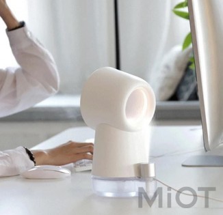 Безлопатевий вентилятор зі зволожувачем повітря Xiaomi NeSugar 2 in 1 Mini Cooling Fan R011