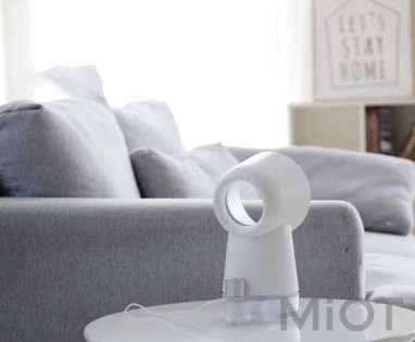 Безлопатевий вентилятор зі зволожувачем повітря Xiaomi NeSugar 2 in 1 Mini Cooling Fan R011