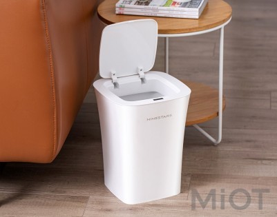 Розумний кошик для сміття Xiaomi Ninestars Waterproof Induction Trash White (DZT-10-11S)