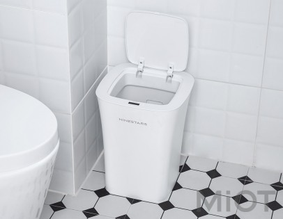 Розумний кошик для сміття Xiaomi Ninestars Waterproof Induction Trash White (DZT-10-11S)