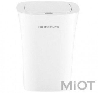 Розумний кошик для сміття Xiaomi Ninestars Waterproof Induction Trash White (DZT-10-11S)