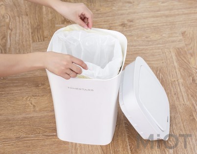 Розумний кошик для сміття Xiaomi Ninestars Waterproof Induction Trash White (DZT-10-11S)
