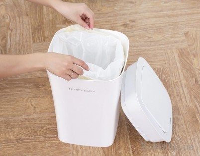 Умная корзина для мусора Xiaomi Ninestars Waterproof Induction Trash White (DZT-10-11S)