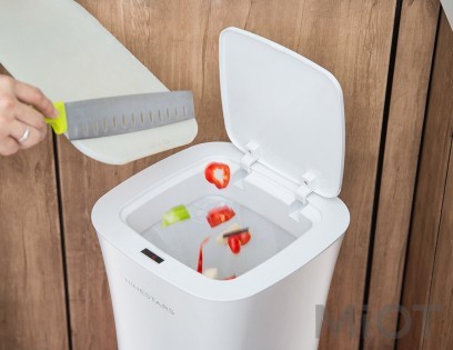 Розумний кошик для сміття Xiaomi Ninestars Waterproof Induction Trash White (DZT-10-11S)