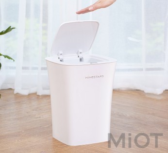 Розумний кошик для сміття Xiaomi Ninestars Waterproof Induction Trash White (DZT-10-11S)