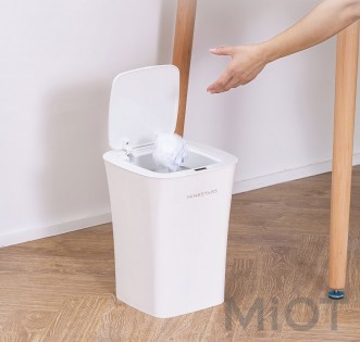 Розумний кошик для сміття Xiaomi Ninestars Waterproof Induction Trash White (DZT-10-11S)