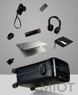 Валіза Xiaomi Runmi 90 Ninetygo Iceland Smart Unlock Suitcase 20" Black (6970055345828)