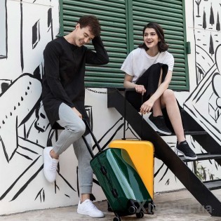 Чемодан Xiaomi Runmi 90 Ninetygo Iceland Smart Unlock Suitcase 20" Black (6970055345828)
