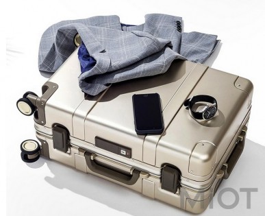 Валіза Xiaomi Runmi 90 Ninetygo Smart Metal Suitcase 20" Gold (6970055344005)