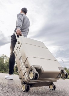 Чемодан Xiaomi Runmi 90 Ninetygo Smart Metal Suitcase 20" Gold (6970055344005)