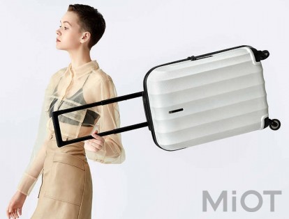 Валіза Xiaomi Runmi 90 Ninetygo X Kevlar Ultralight Suitcase Moonlight 20" White (6972125142054)