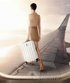 Чемодан Xiaomi Runmi 90 Ninetygo X Kevlar Ultralight Suitcase Moonlight 20" White (6972125142054)