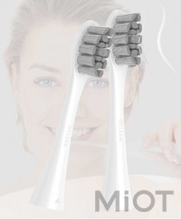 Набір насадок для зубної щітки Oclean PW01 Toothbrush Head for One/SE/Air/X White (2шт/упаковка)