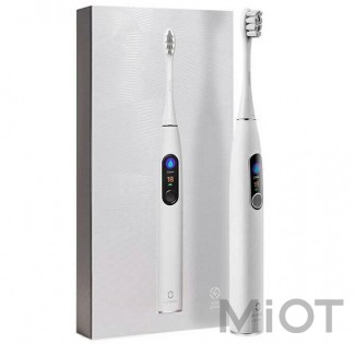 Електрична зубна щітка Xiaomi Oclean X Pro Elite Limestone Grey (OLED) (Міжнародна версія)