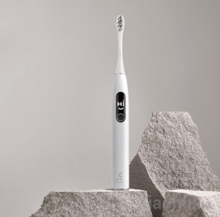 Электрическая зубная щетка Xiaomi Oclean X Pro Elite Limestone Grey (OLED) (Международная версия)