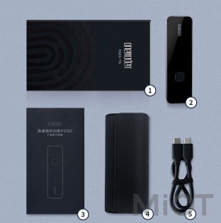 Мобільний жорсткий диск зі сканером відбитка пальця Xiaomi Onemodern PSSD M8 500GB