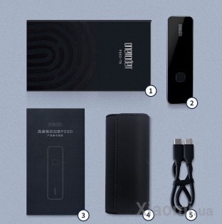 Мобильный жесткий диск со сканером отпечатка пальца Xiaomi Onemodern PSSD M8 1TB