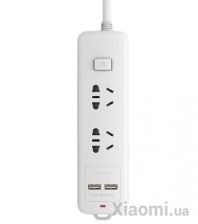 Удлинитель Xiaomi OPPLE Power Strip (2 розетки + 2 USB) 1.8m White