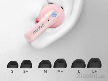 Беспроводная Bluetooth-гарнитура Xiaomi PaMu Slide mini Pink
