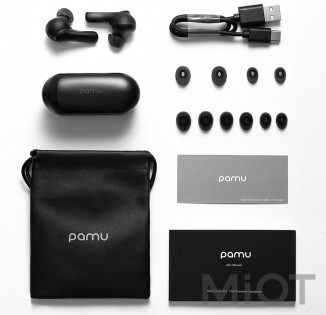 Бездротова Bluetooth-гарнітура Xiaomi PaMu Slide mini Black