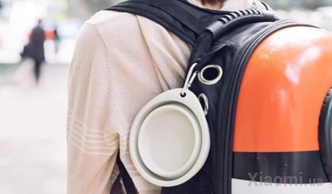Силиконовая складная чаша для животных Xiaomi Pet Silicone Folding Bowl Big (PE005-L)