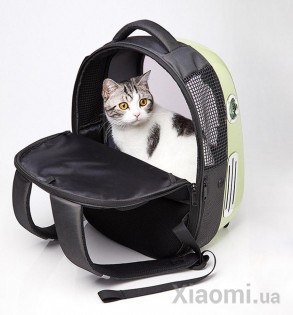 Рюкзак для переноски кошек Xiaomi PETKIT Backpack for cats Green