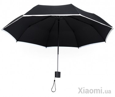 Зонт Pinluo Black со светоотражателем
