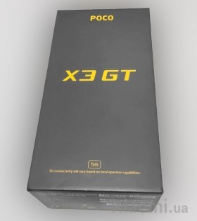 Смартфон Xiaomi Poco X3 GT 8/256GB Black EU/CE