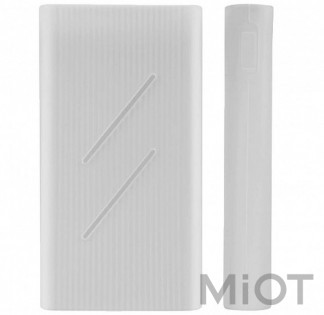 Чохол Силіконовий для Xiaomi Power bank 2С 20000 mAh White Ліцензія