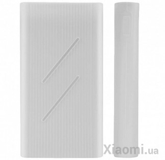 Чехол Силиконовый для Xiaomi Power bank 2С 20000 mAh White Лицензия