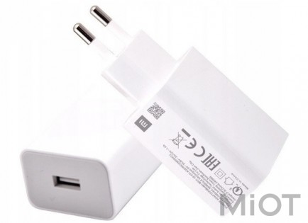 Зарядний пристрій Xiaomi QC3.0 18W 5V/9V/12V (MDY-10-EF) White Євровилка