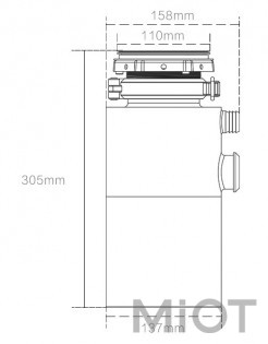 Подрібнювач харчових відходів XIAOMI QCOOKER CD LJ01