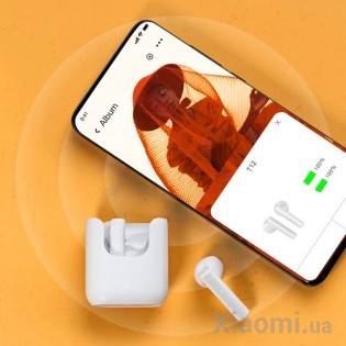 Беспроводные наушники Xiaomi QCY T12 TWS Bluetooth Earbuds White
