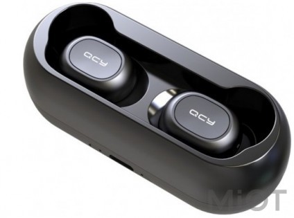 Бездротові навушники Xiaomi QCY T1C TWS Bluetooth Earbuds Black
