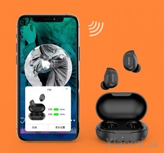 Беспроводные наушники Xiaomi QCY T9 TWS Bluetooth Earbuds Black
