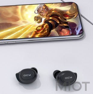 Бездротові навушники Xiaomi QCY T9 TWS Bluetooth Earbuds Black