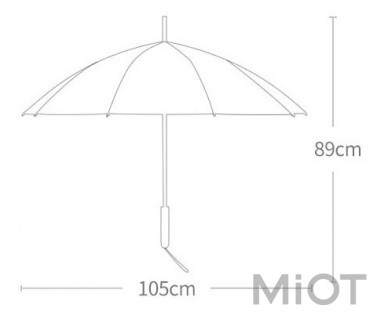 Парасолька Xiaomi QIAN TANG White