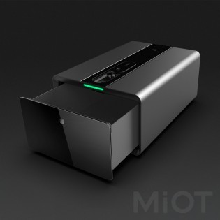 Розумний сейф зі сканером відбитка пальця Xiaomi QIN Black (PB-FV01)