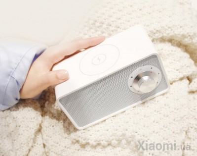 Портативная акустика + Беспроводное З/У Xiaomi Qualitell Wireless Noise Speaker White (ZS1001)