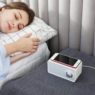 Портативна акустика + Бездротовий З/П Xiaomi Qualitell Wireless Noise Speaker White (ZS1001)