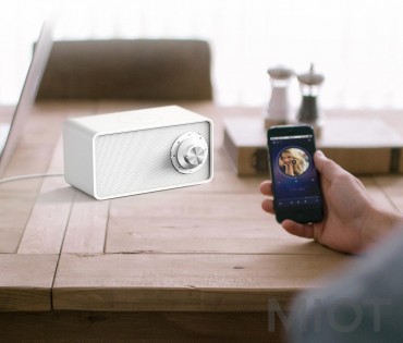 Портативна акустика + Бездротовий З/П Xiaomi Qualitell Wireless Noise Speaker White (ZS1001)