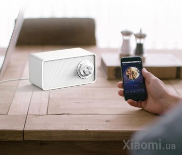 Портативная акустика + Беспроводное З/У Xiaomi Qualitell Wireless Noise Speaker White (ZS1001)