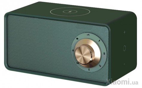 Портативная акустика + Беспроводное З/У Xiaomi Qualitell ZS1001 Pro Green
