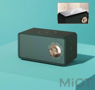 Портативна акустика + Бездротове З/У Xiaomi Qualitell ZS1001 Pro Green