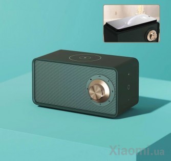 Портативная акустика + Беспроводное З/У Xiaomi Qualitell ZS1001 Pro Green