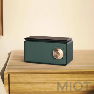 Портативна акустика + Бездротове З/У Xiaomi Qualitell ZS1001 Pro Green